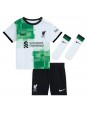 Liverpool Szoboszlai Dominik #8 Venkovní dres pro děti 2023-24 Krátký Rukáv (+ trenýrky)